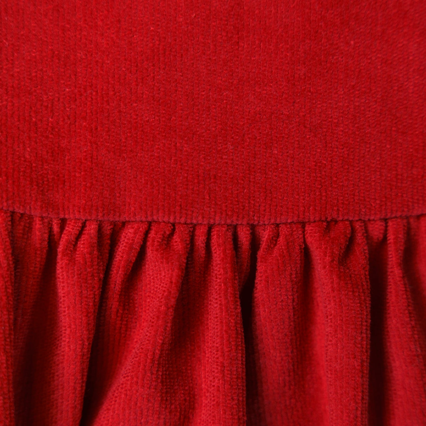 Abito Velluto Rosso
