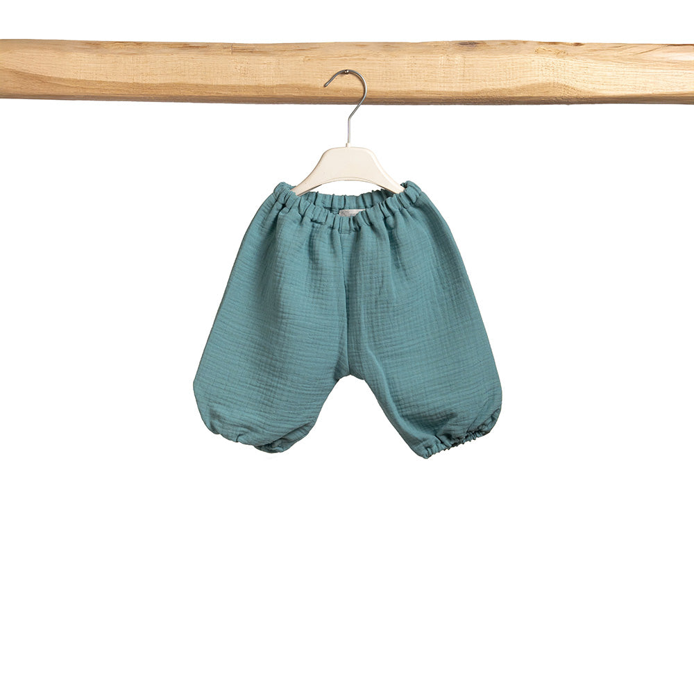 Pantalone estivo Verde Acqua