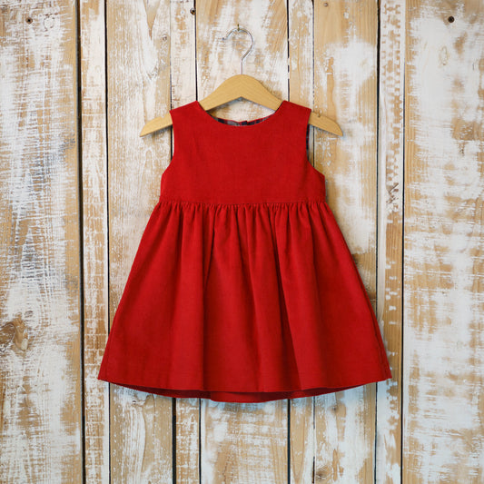 Abito Velluto Rosso