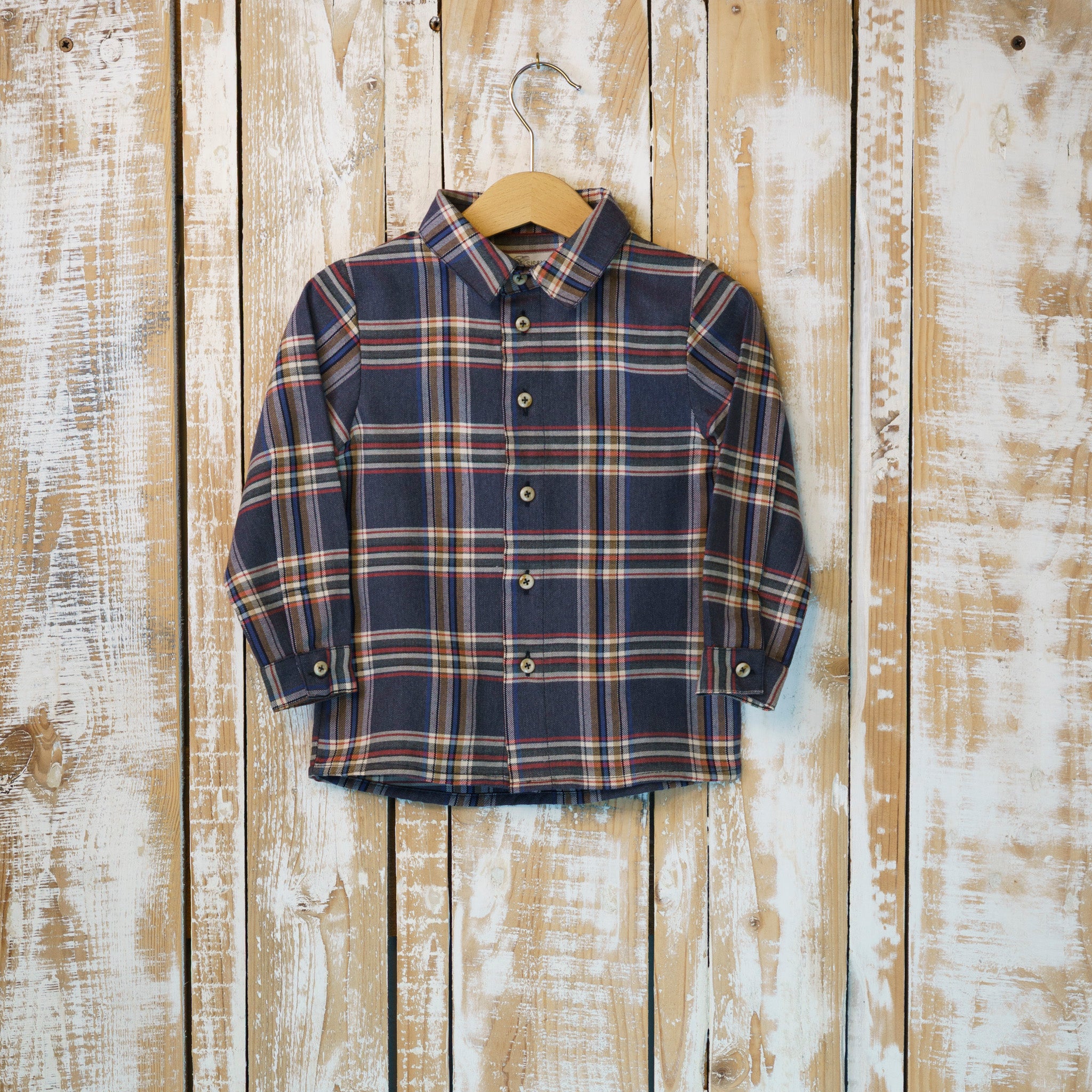 Camicia Scozzese Cotone