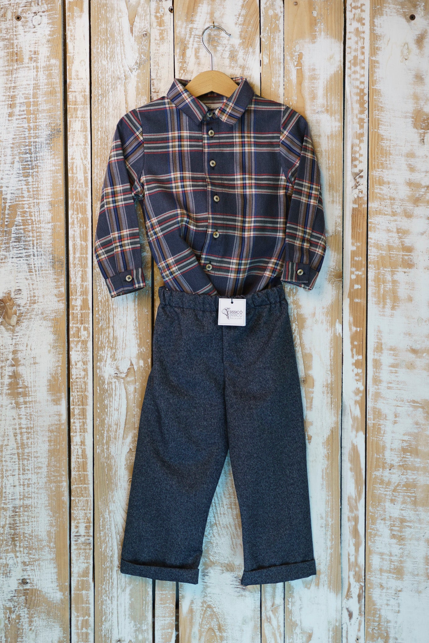 Camicia Scozzese Cotone