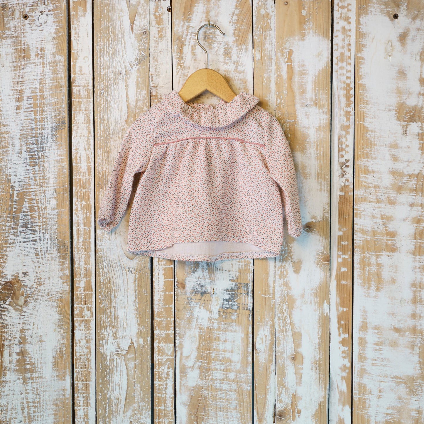 Casacca Floreale Colletto Pierrot