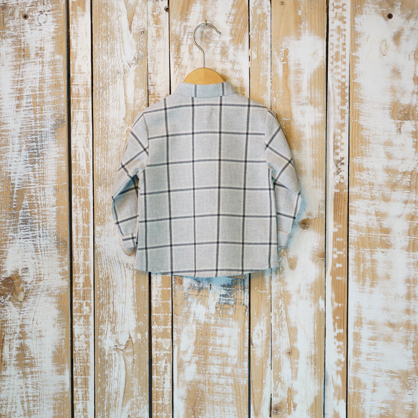 Camicia Cotone Fantasia Griglia