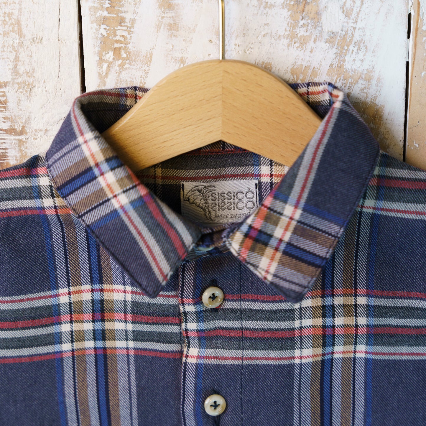Camicia Scozzese Cotone